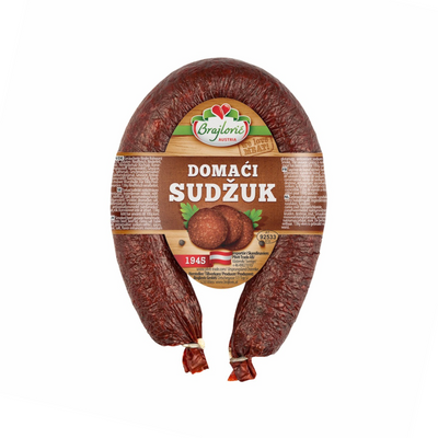 Brajlović Homemade sudzuk salami | Domaći sudžuk Halal 300g