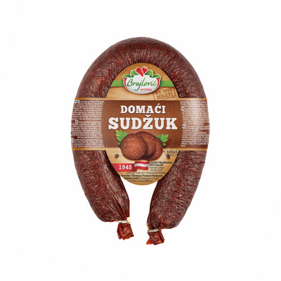 Brajlović Homemade sudzuk salami Halal | Domaći sudžuk Halal 300g