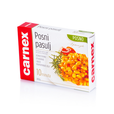 Carnex Vegan bean stew | Posni pasulj 400g - Magaza Online