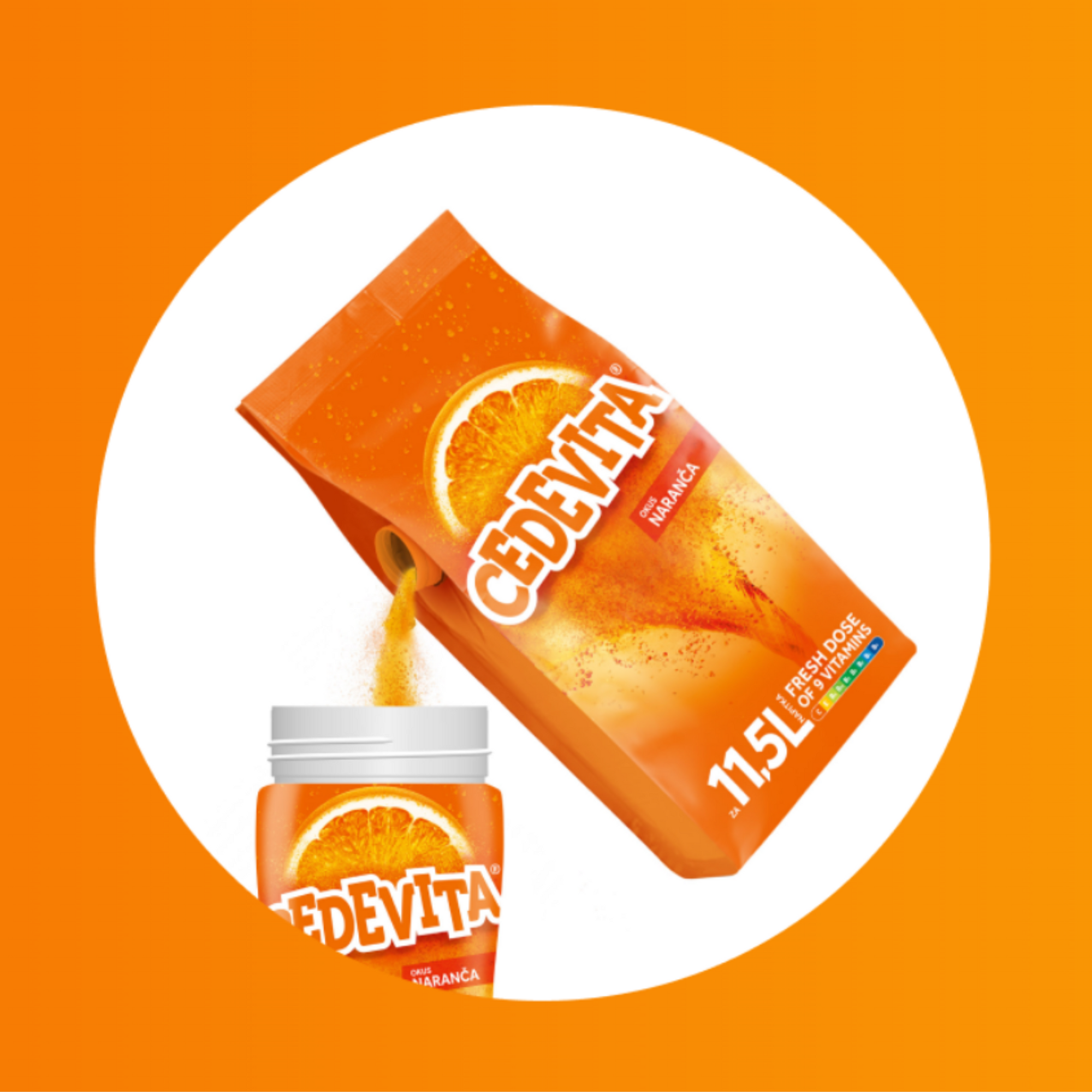Cedevita orange | Cedevita naranča 455g - Magaza Online