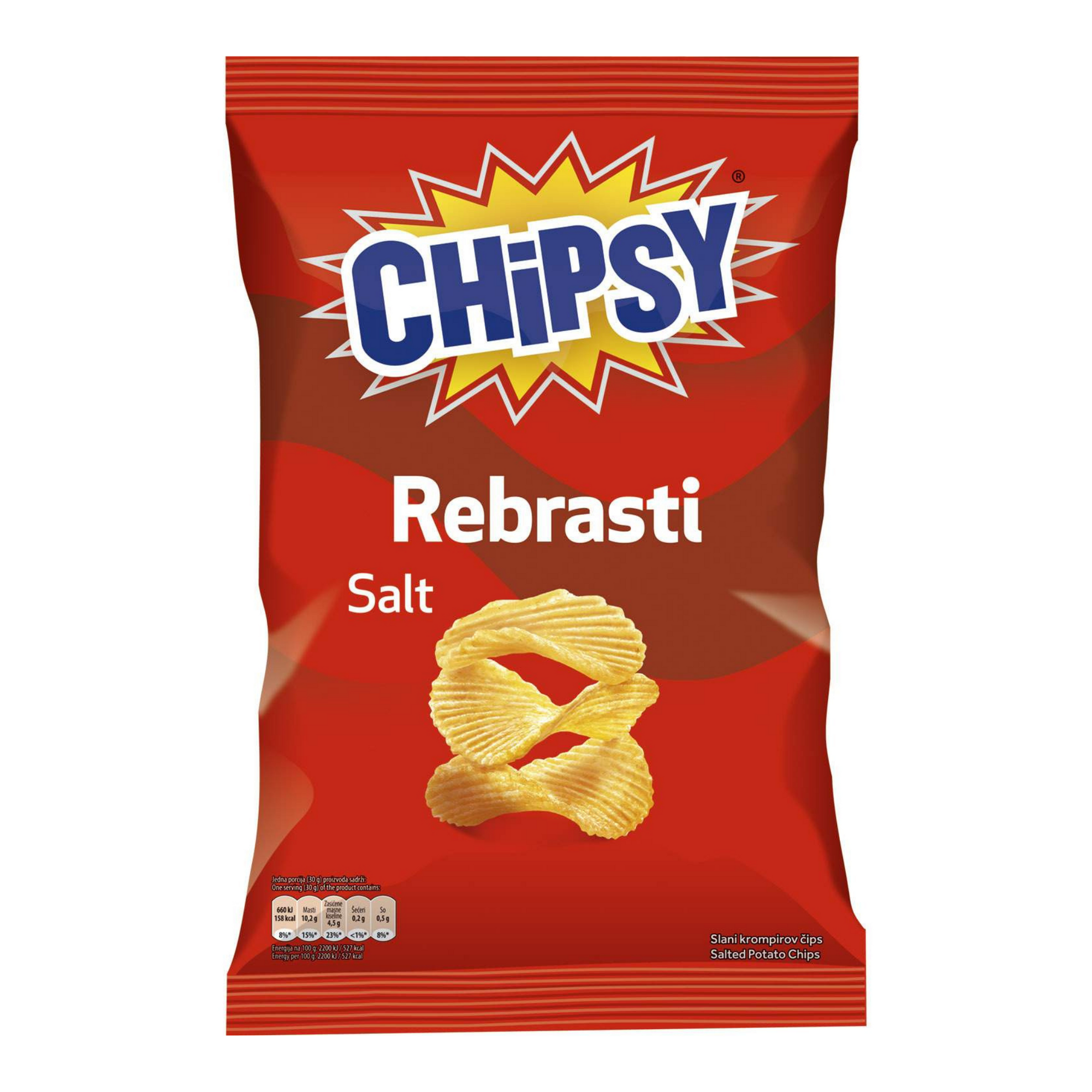 Marbo Chipsy Classic ridge cut potato crisps | Slani rebrasti čips 140g ...