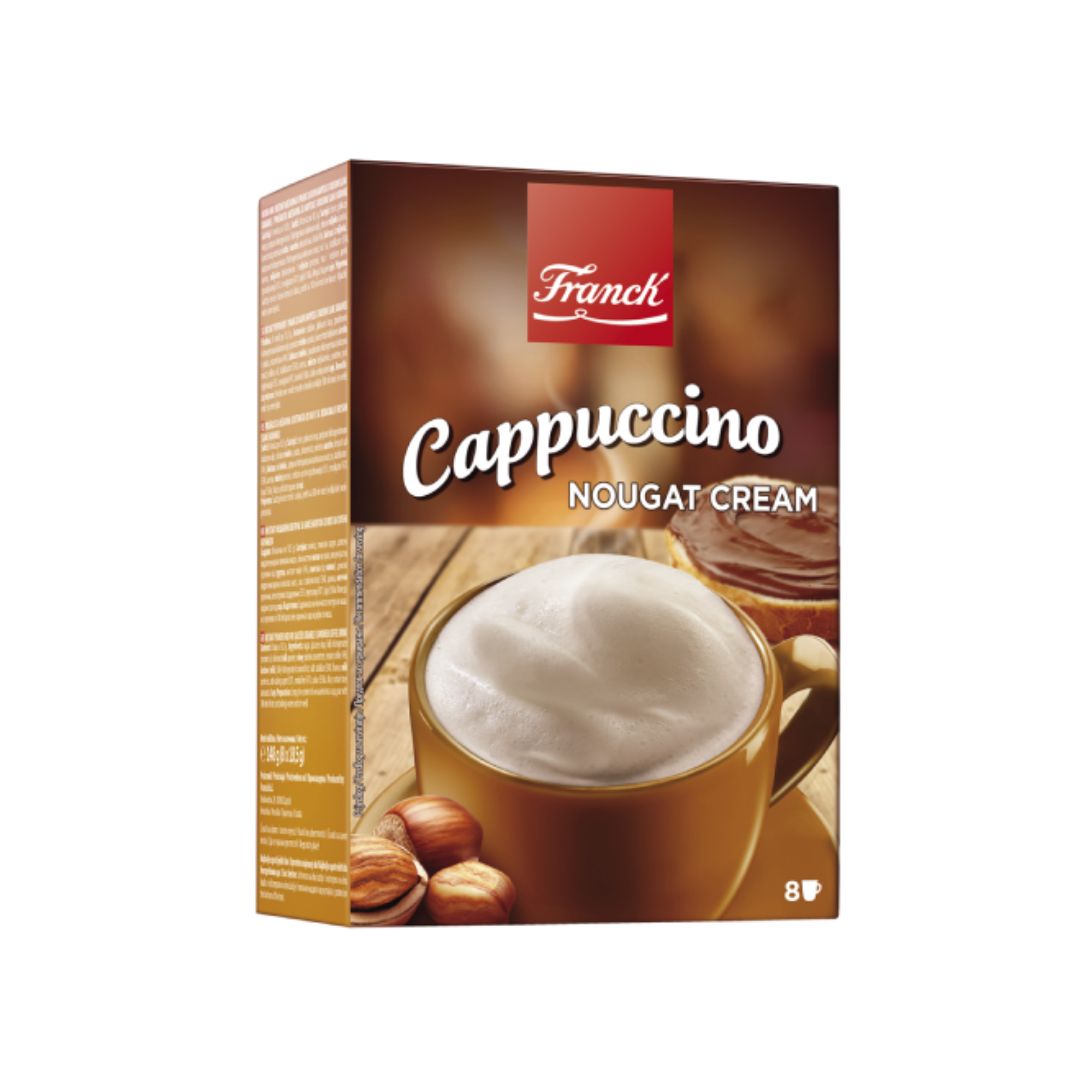 Franck Cappuccino Nougat cream 8x18.5g - Magaza Online