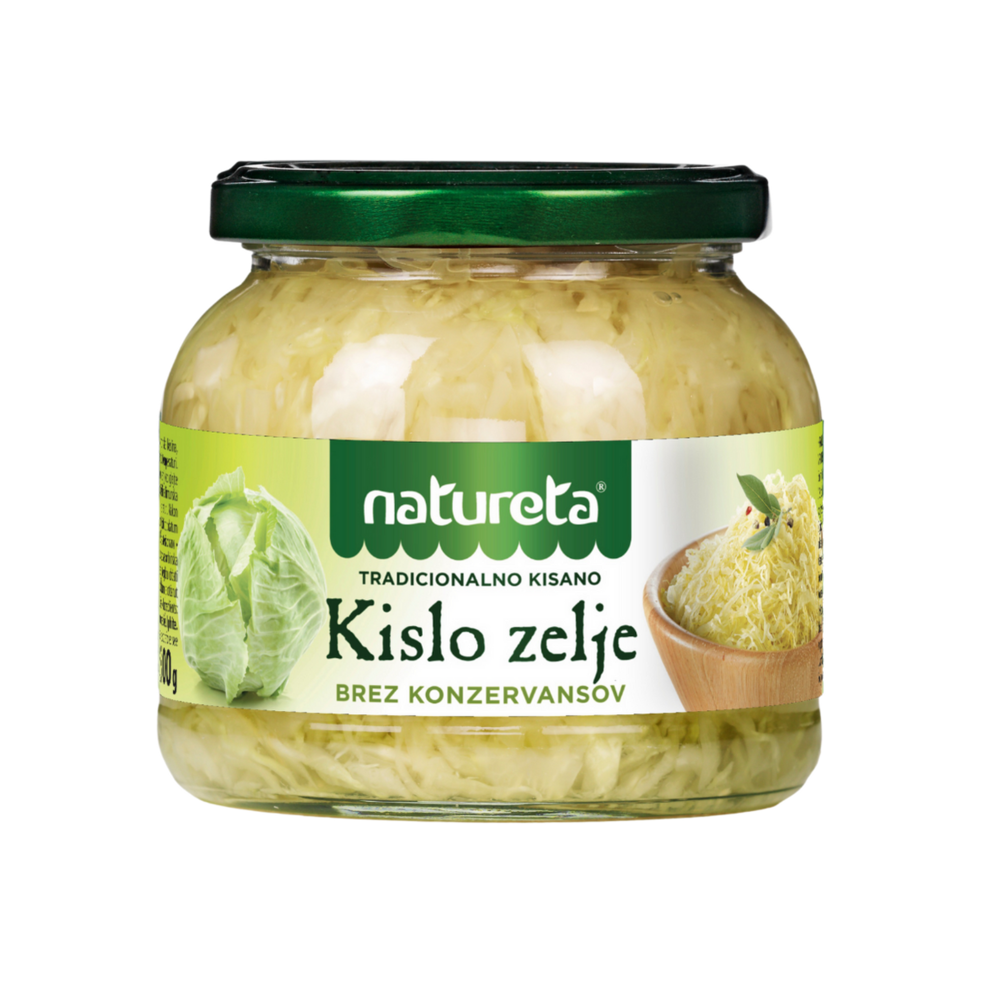 Natureta Sauerkraut | Kislo zelje | Kupus ribanac 530g