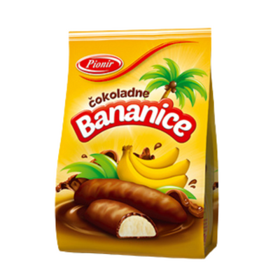 Pionir Chocolate banana | Čokoladne bananice 150g