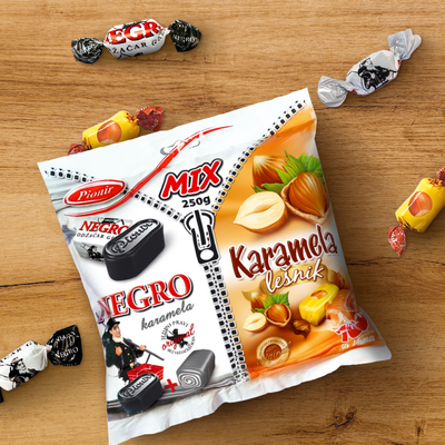 Pionir Negro & Hazelnut caramels mix | Mix Negro i lešnik karamele 250g