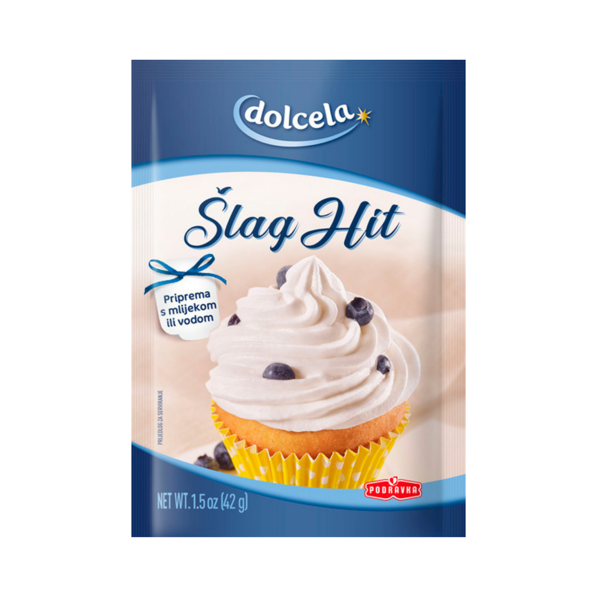Podravka Dolcela whipped topping Hit | Dolcela šlag Hit 42g - Magaza Online